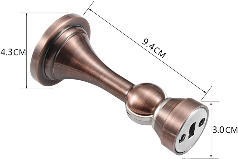 Door Stop Stopper Holder 4Pack Stainless Steel Magnetic,Decorative Magnet,Strong Design,for Kitchen,Bathroom