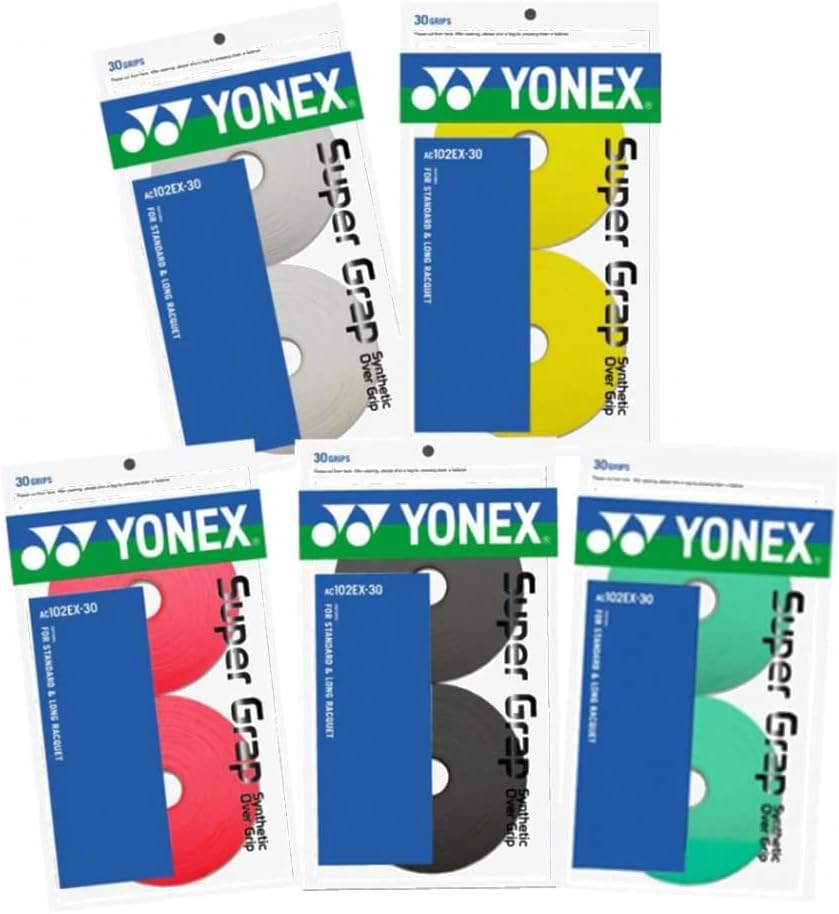 YONEX Super GRAP Tennis Racquet Overgrip (30 Wraps)