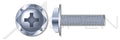 (1000 pcs) 1/4'-20 X 1, SEMS Square Cone Washer Machine Screws, Pan Phillips Drive, Steel, Zinc Plated and Baked