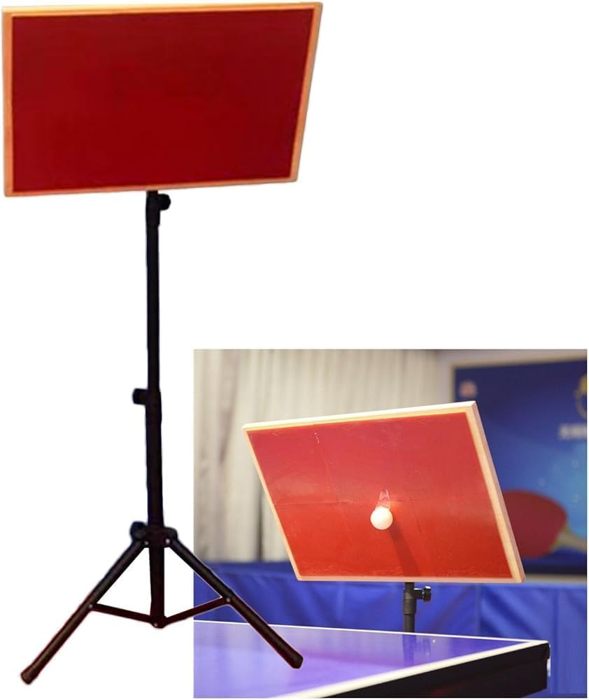 Table Tennis Rebound Board, Adjustable 60‑110cm Ping Pong Return Board, Professional Practice Training Equipment for Home, Gym & School Use