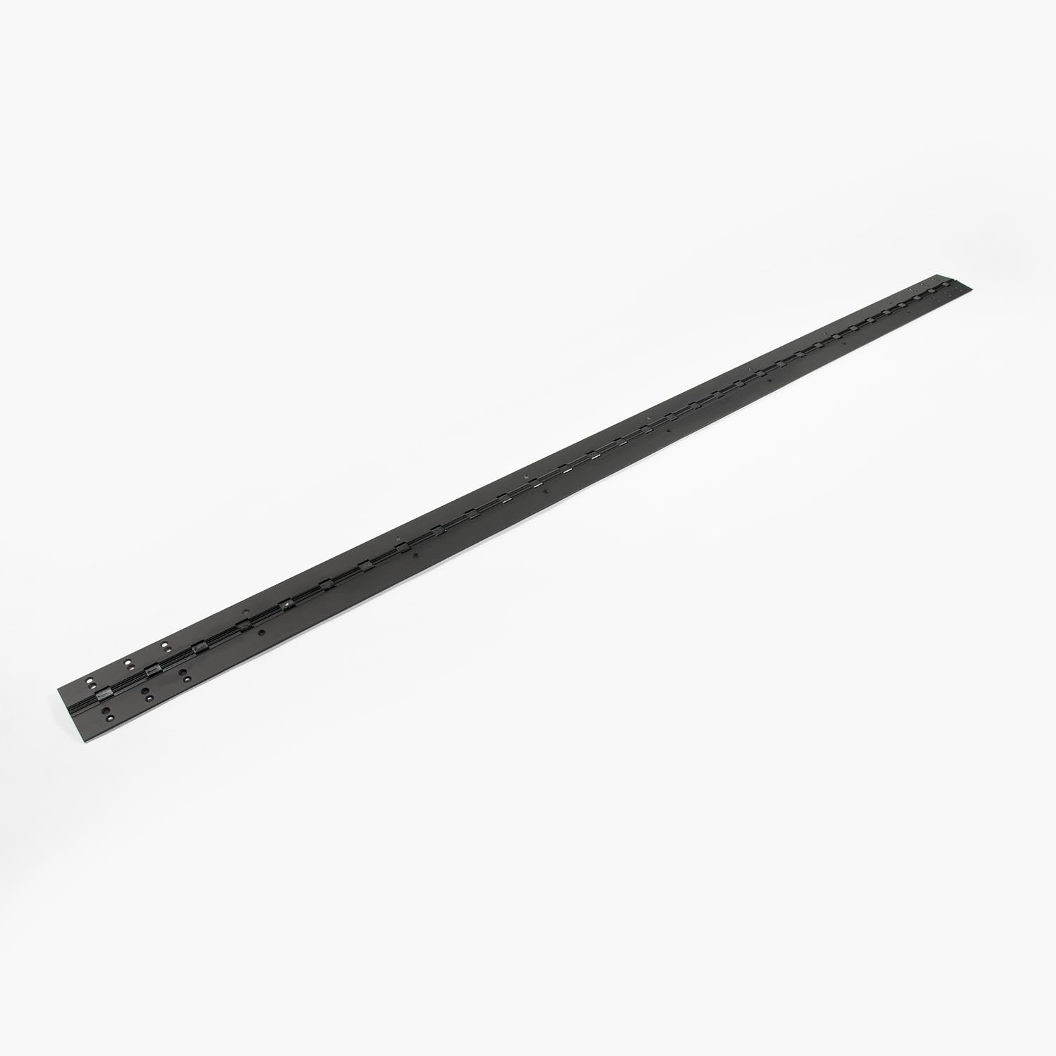 Anodize Aluminum Continuous Hinge - Heavy Duty - Full Mortise - Great for Door Improvement - Piano Hinge - Residential/Commercial. (Black, 83 inch)
