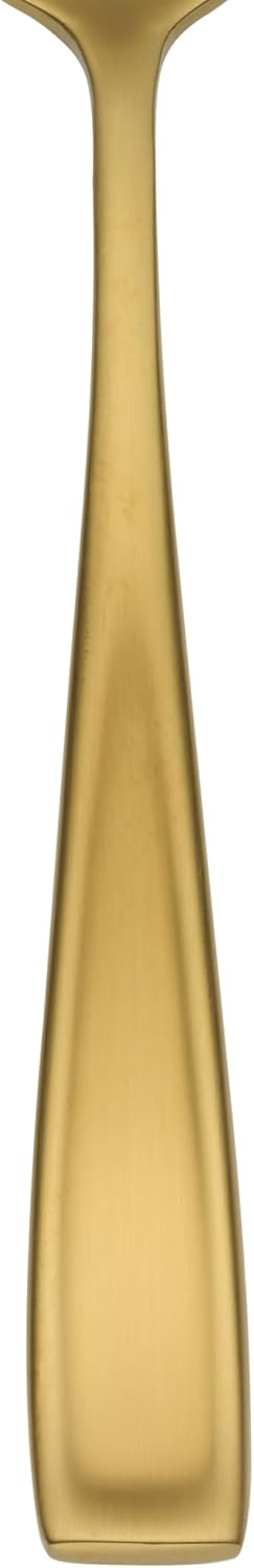 Oneida Silverware Set, Moda Gold Satin 20 Piece Flatware Set, Service For 4, 18/10 Stainless Steel, Dishwasher Safe, Flatware Cutlery Sets, Utensils, Knives Spoons and Forks, Home (Gold, 20 Pieces)