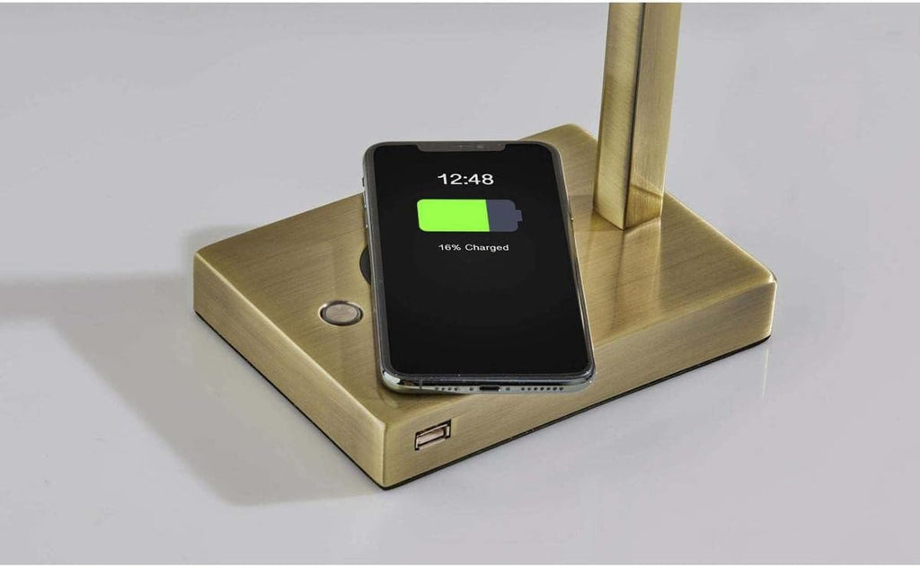 Adesso Aidan AdessoCharge LED Wireless Charging Desk Lamp