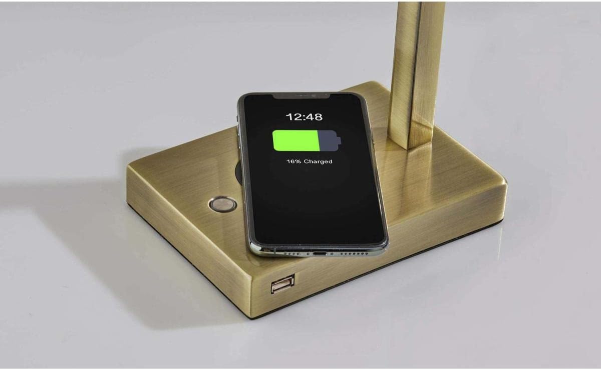 Adesso Aidan AdessoCharge LED Wireless Charging Desk Lamp