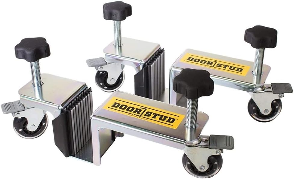 Door Stud Pro Series Door Installation Hardware Tool Kit for 1-3/8' and 1-3/4' Pre-Hung, Slab, and Front Doors - The Single Person, Hands-Free Door Install Kit - Discontinued