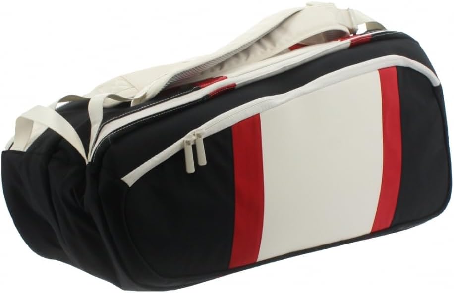 Wilson Tennis Badminton Racket Bag COURAGE COLLECTION (College Collection) Holds 2 to 15 Racquets (Based on Medium Weight Racquets)