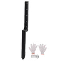 Fockety Fence Post Repair Kit, Heavy Duty Steel Anchor Stakes with Cruciform Lower Plate for Secure Anchoring, for Wooden Fence Mailbox Gates Garden Farm Reinforcement