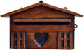 Wooden Mailbox Post Box Rainproof Suggestion Box Creative Letter Box Lockable Wall Mounted Mailboxfor Home Garden