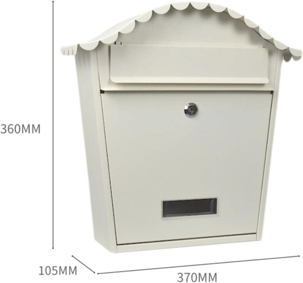 Mailboxes for Outside Post Boxes Letter Boxes for Outside Post Boxes Wall Mounted Villa Home Wall-Mounted Mailbox Mail Box