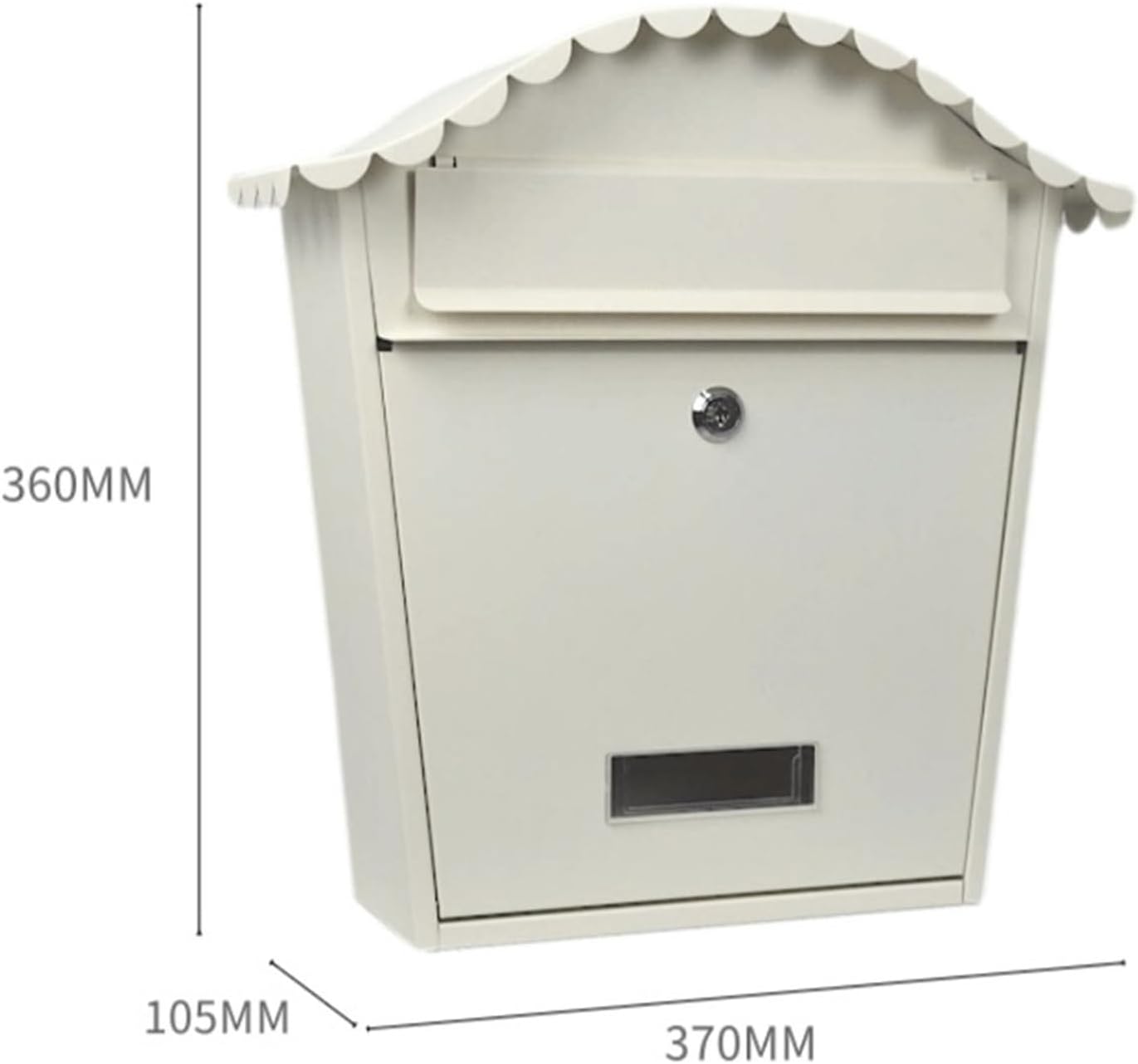 Mailboxes for Outside Post Boxes Letter Boxes for Outside Post Boxes Wall Mounted Villa Home Wall-Mounted Mailbox Mail Box