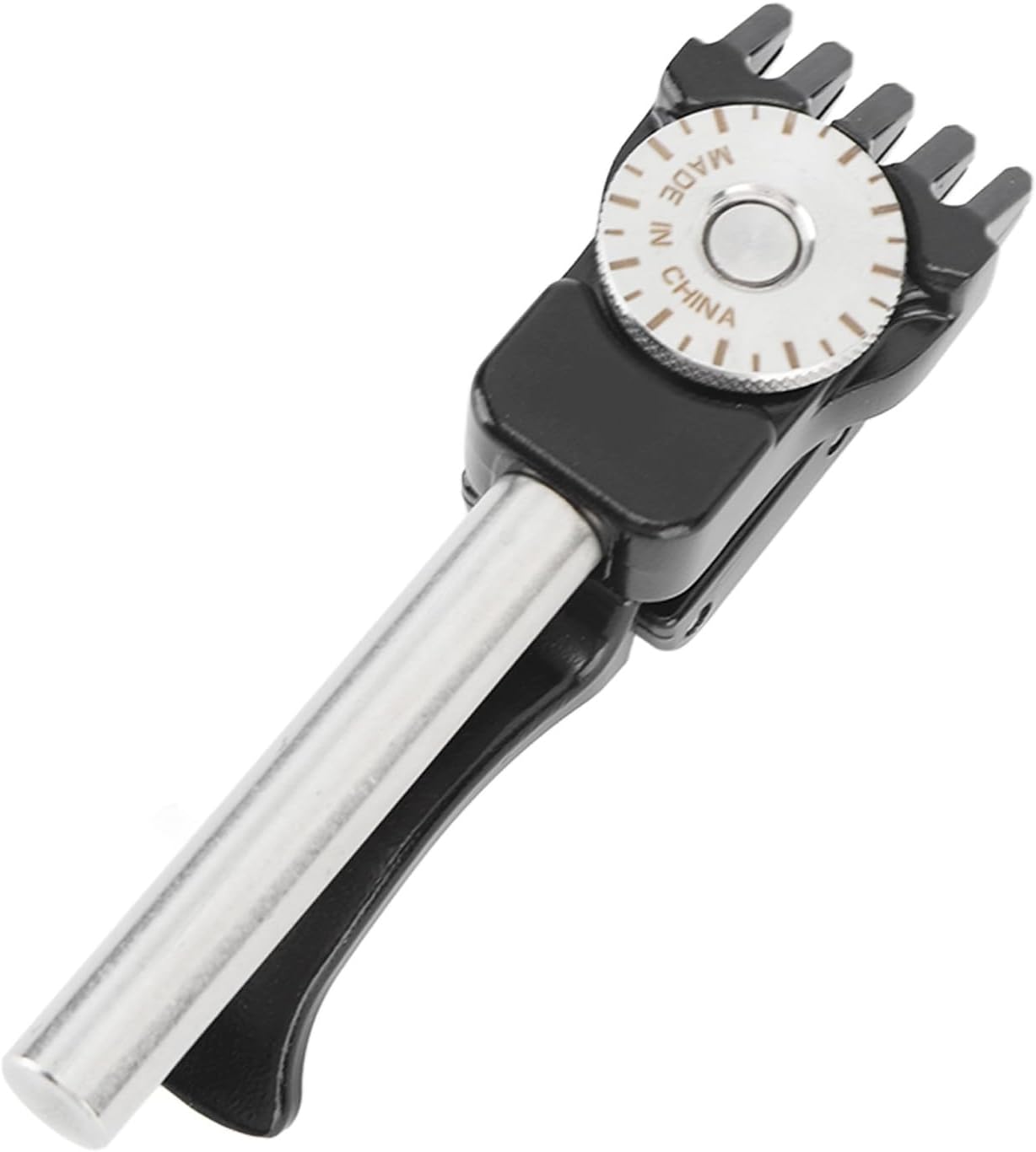 Keenso Black Stringing Clamp Tennis Flying Clamp Starting Tool Accessories - Versatile Design with Adjustable Turntable, High Strength Bearings
