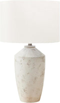Monarch Specialties I 9892 Lighting, 25' H, Table Lamp, Ivory Concrete, Ivory/Cream Shade, Contemporary, Modern