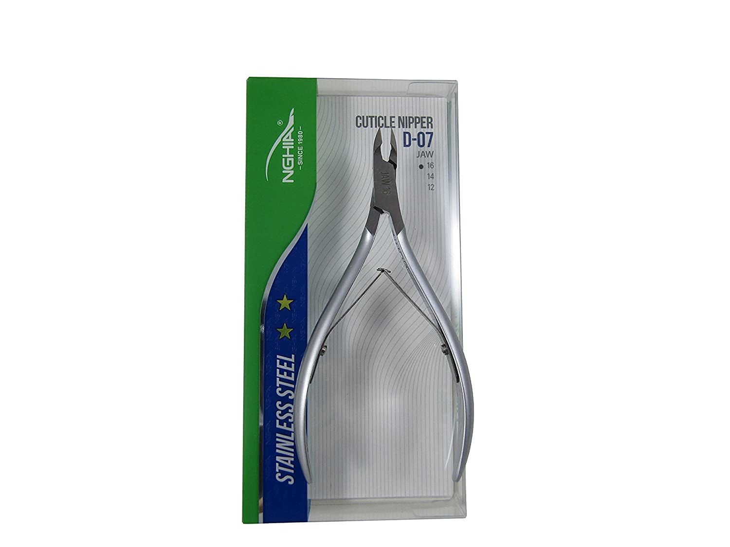 10pack Nghia Stainless Steel Cuticle Nipper C-07 (Previously D-07) Jaw 16