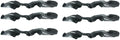Splash Shield 6 Set of - Wheel Liner Left Driver Front Side Plastic for Lexus for RX330 2004-2006 for RX350 2007-2009
