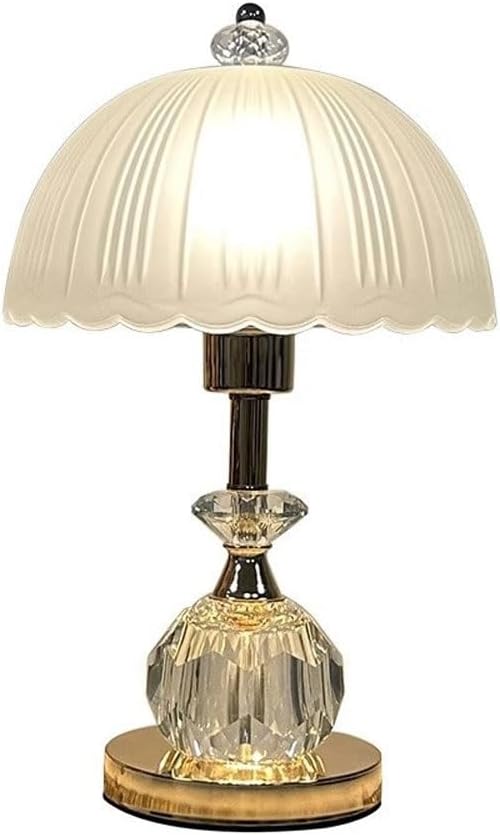 Crystal Table lamp Crystal Desk Lamp Fashionable Simple, Bedroom Bedside Versatile, Study Wedding Home Use Table Lamps