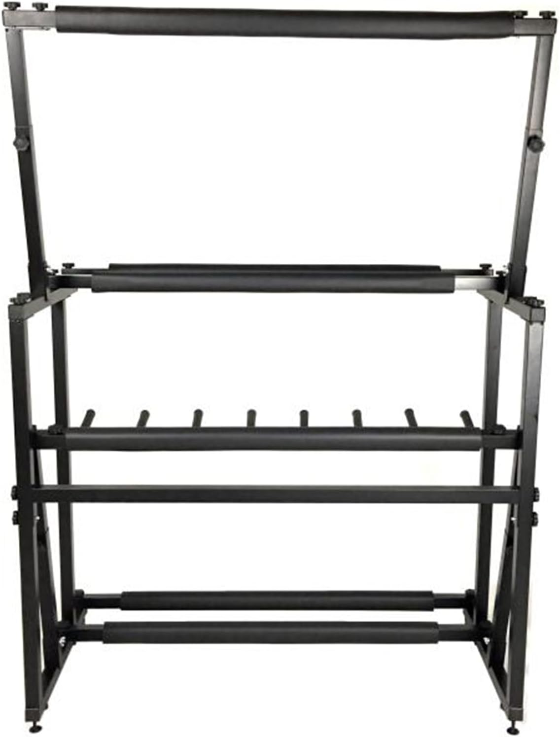 REMYS Commercial Gym Exercise Ball Holder Kids Adults Tennis Racket Storage Rack Height Adjustable, Racquet Training Equipment for Garage Backyar Tennis Court, Floor-Standing Display Stand