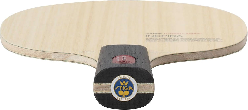 STIGA Inspira Hybrid Carbon Table Tennis Blade, Offensive Professional Blade with Maximum Control & Power