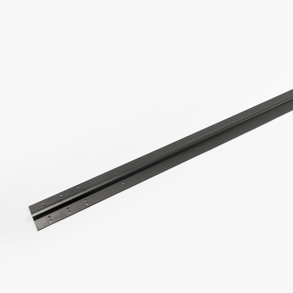 Anodize Aluminum Continuous Hinge - Heavy Duty - Full Mortise - Great for Door Improvement - Piano Hinge - Residential/Commercial. (Black, 83 inch)