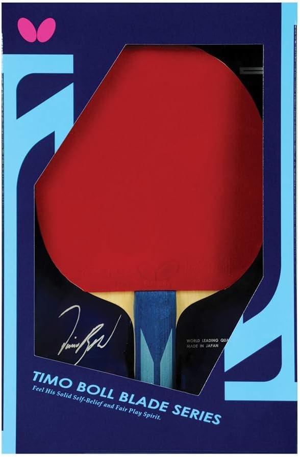 Butterfly Timo Boll ALC Blade & Tenergy 05 Rubber Shakehand Table Tennis Racket - Pro-Line Series - Comprised of Our Most Popular Blade and Rubbers - Recommended for Aspiring Professional Players