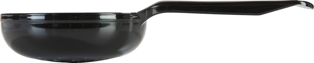Carlisle FoodService Products 496703 Perforated Short Handle Portion Control Spoon, 6.0 fl oz, Black