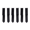 Fence Post Repair Kit, 6pcs High Strength Steel Fence Post Anchors with Screw Accessories for Tilted Broken Wood Posts
