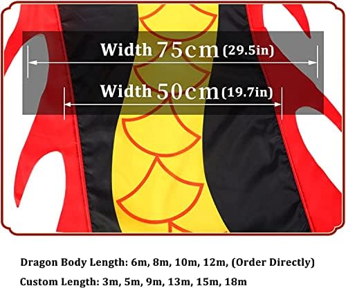 Dance ribbons,Dragon Dance Ribbon Streamer,Dragon Ribbon Streamer,Washable Silk Dragon Poi For Kids & Adults Outdoor Fitness Dragon Dance Ribbon Throw Streamers Chinese Traditional Folk Toys Outdoor P