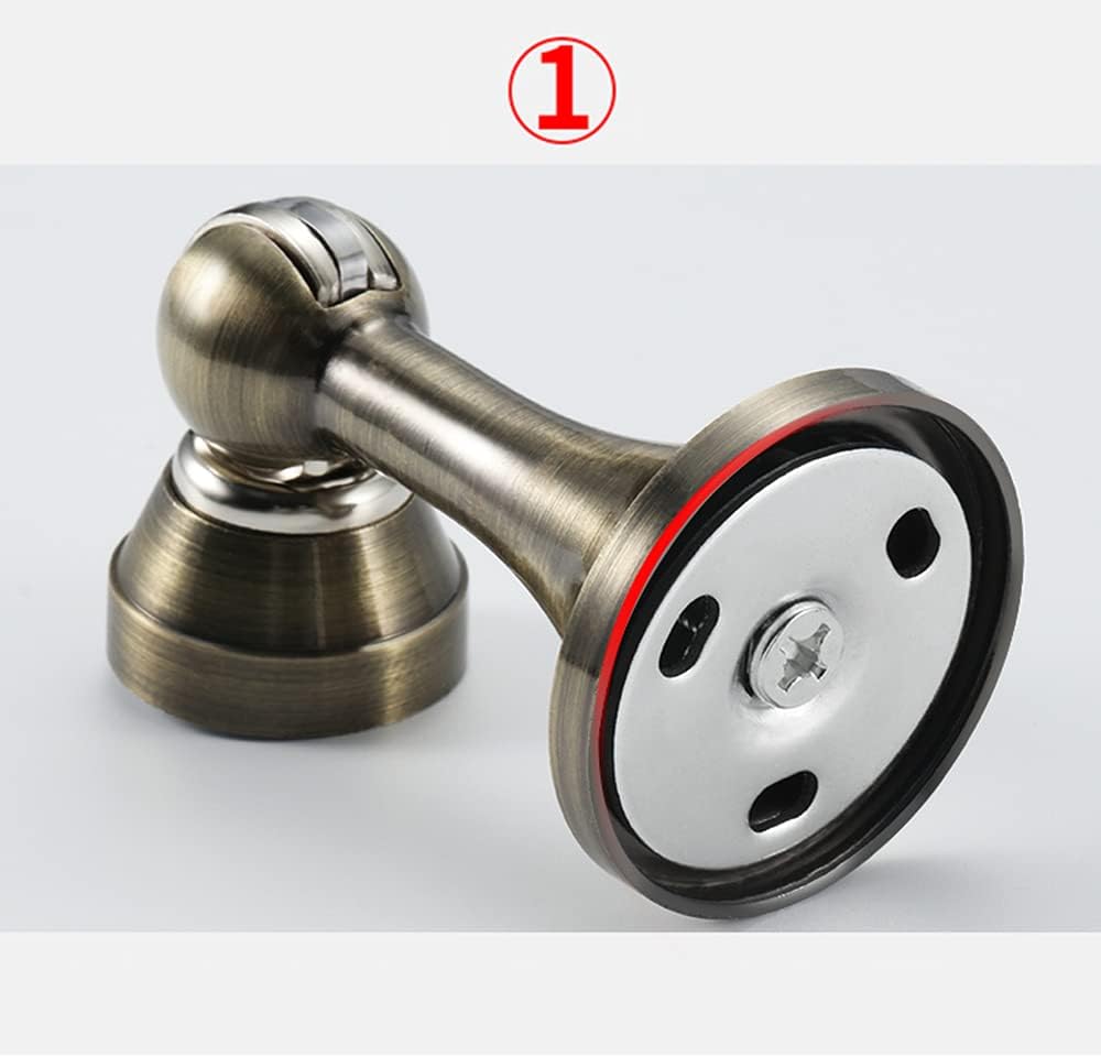 Door Stop Stopper Holder 4Pack Stainless Steel Magnetic,Decorative Magnet,Strong Design,for Kitchen,Bathroom