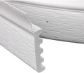 DuraSeal Garage Door Weather Stripping Kit, White 34 ft - Side & Top Seal, 1.95' Width, 3/8' Thick - Durable PVC, Nails Included - Made in USA