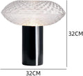 Crystal Table lamp Bedroom Desk Lamp Bedside Living Room Hotel Model Glass Table Lamps