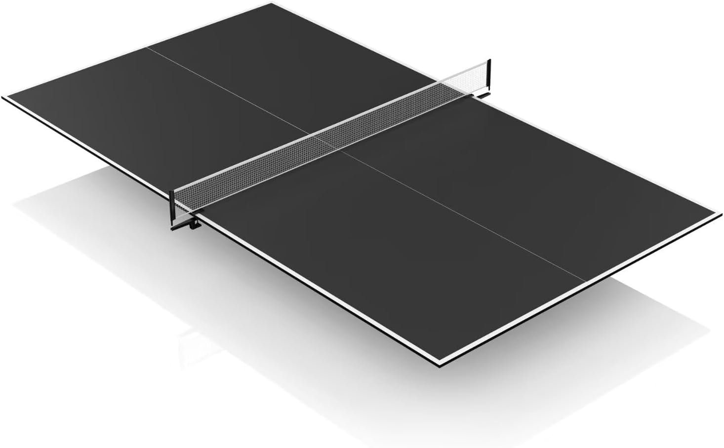Ping Pong Table Topper for Pool Table, 8X4 FT Foldable Table Tennis Table Conversion Top with Net & Premium Foam Padding - Perfect for Family Game Rooms