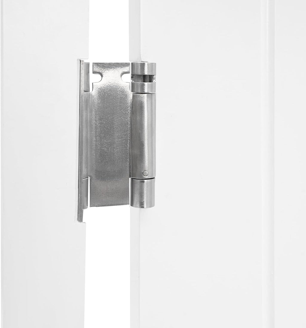 Swinging Door Partition Door Porch Entrance Swinging Door ONE Door White (White, 24.02 * 35.83in)