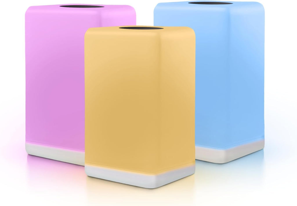 Friendship Lamp FriendLi by Filimin - Subscription Required Wi-Fi LED Light for Long Distance Touch Lamp, Present for Best Friend, Relationship, Family, Unique Gifts, Easy App Setup - Set of 3