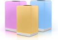 Friendship Lamp FriendLi by Filimin - Subscription Required Wi-Fi LED Light for Long Distance Touch Lamp, Present for Best Friend, Relationship, Family, Unique Gifts, Easy App Setup - Set of 3