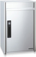 Kowasonia PF503H Postbox Latch Lock for Detached Houses, Hairline *Stand Sold Separately