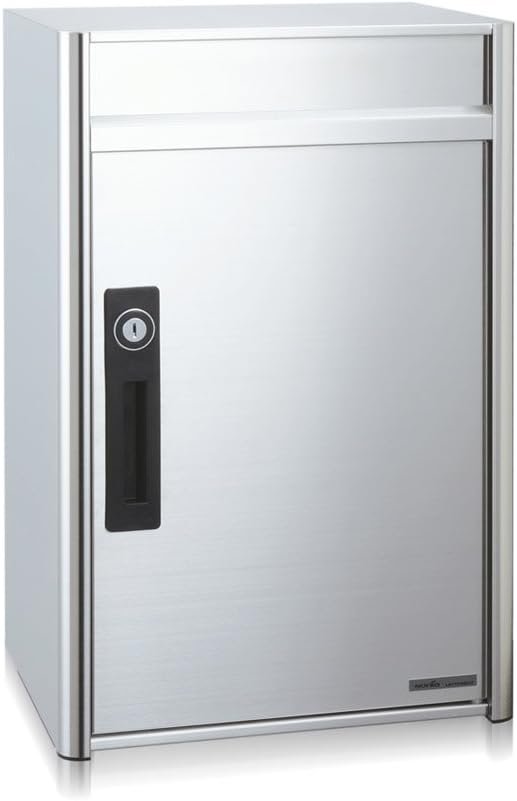 Kowasonia PF503H Postbox Latch Lock for Detached Houses, Hairline *Stand Sold Separately