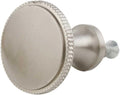 Indian Shelf 14 Piece Flat Round Brass Silver Decorative Drawer Pulls Dresser Handles Cabinet Knobs Modern Touch