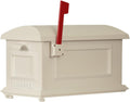 Special Lite Traditional Curbside Mailbox - White Aluminum Mailbox for Post Mount - SCT-1010-WH