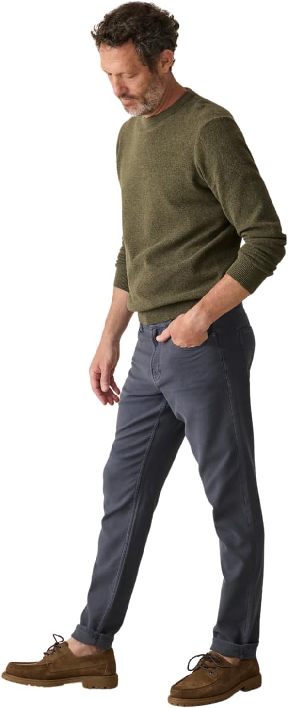 Faherty Men's Stretch Terry 5 Pocket Pant