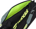 Babolat Pure Aero RH x6 Tennis Bag (Metallic Grey/Black/Fluo Yellow)
