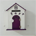 Pastoral Wind Painted Bird House Letter Box | Wall Mounted Wooden Post Box for Outside | School Suggestion Box-