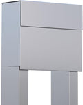 Stand MOLTO by Bravios - Modern Post-Mounted Stainless Steel Mailbox