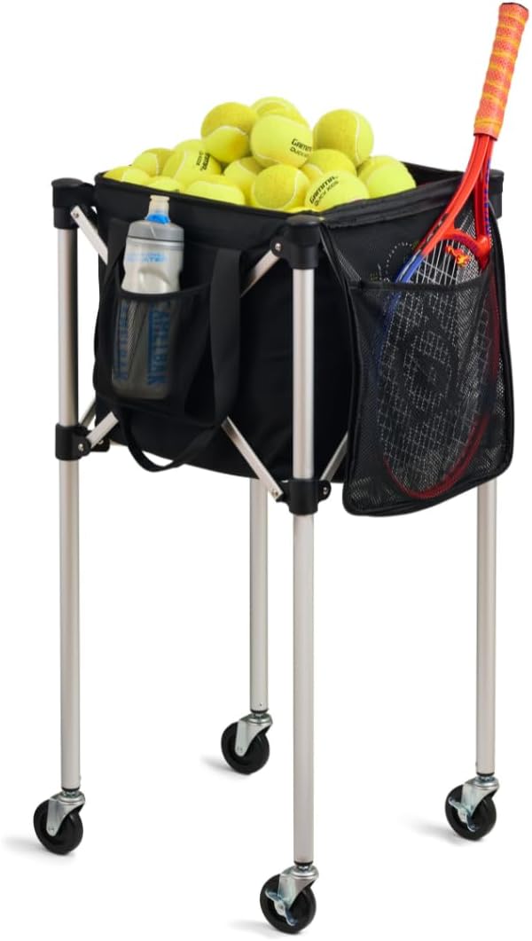 Racket Pets Ball Tote - Frame and Replacement Bag for Tennis and Pickleball Pro Teaching Cart