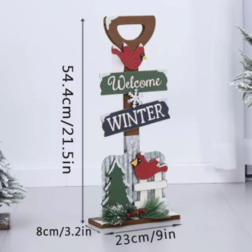 Key Drop Box Creative Mailbox Wooden Drop Box Medium Capacity Post Box Cute Christmas Parcel Box Roadside Pole Mount Mail Boxes Easy to Install