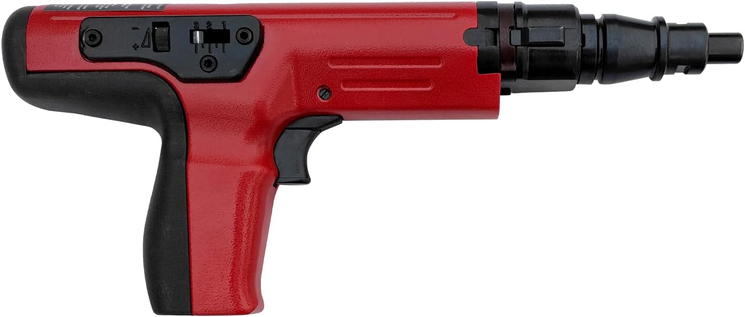 1-1/4' Fastener + .27 Cal Semi-Auto Powder Actuated Tool with power indicator