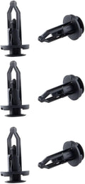 Bumper Trim 3 Set of Car Push Retainer Pin Boby Rivet Moulding Clip (Black Plastic) for Toyota for Scion for Lexus