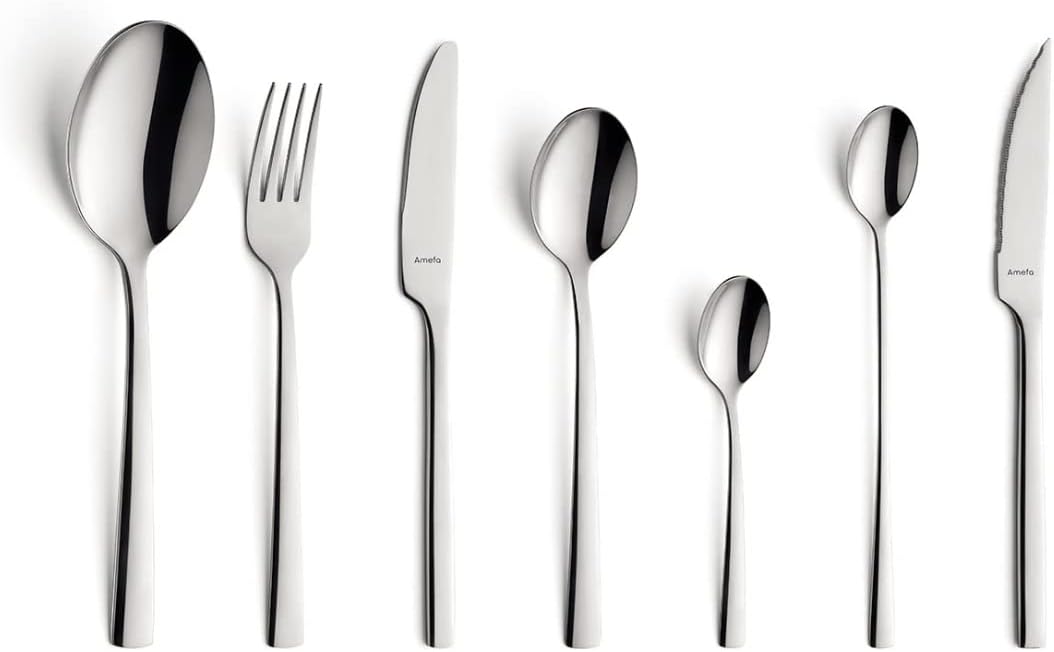 Amefa Manille - 42-piece cutlery set for 6 people - Silver coloured