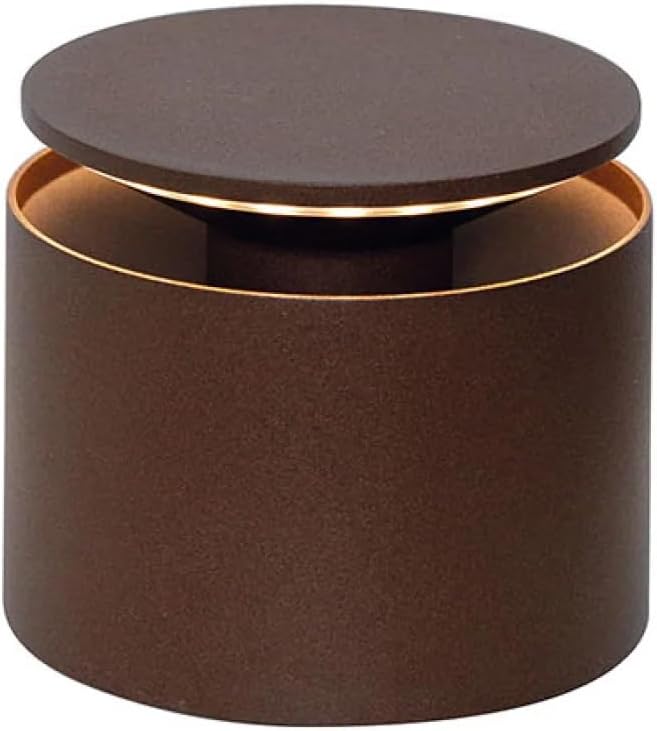 Zafferano, Push-Up Lamp, Rechargeable Cordless Table Lamp with Touch Controls, Suitable for Indoor and Outdoor, Dimmer, 2200-3000 K, Height 3.1-3.9 Inches, Rust Color