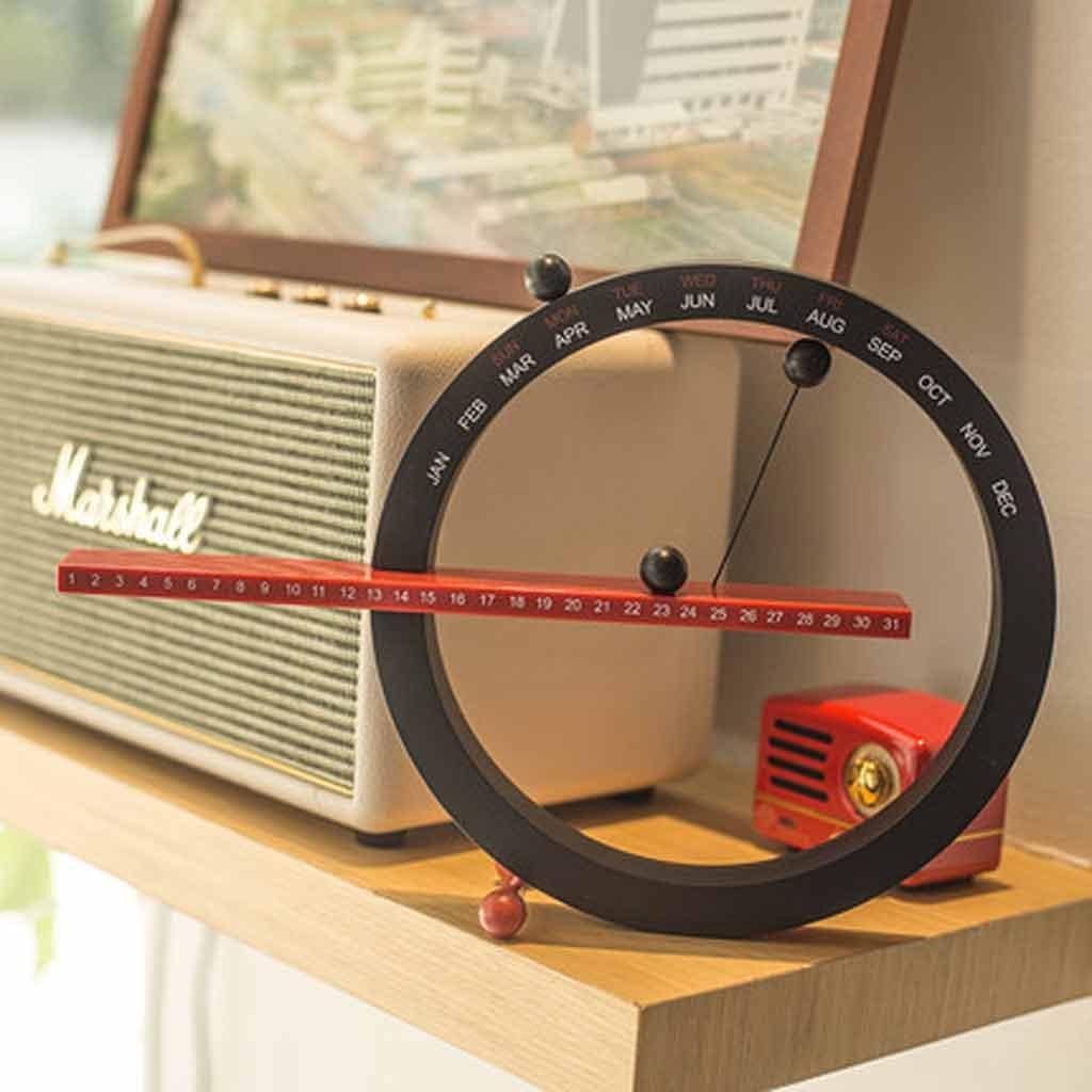 Magnetic Ball Clock Perpetual Calendar Home Decoration Living Room Bedroom Decorations