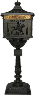 Post Box, Wall Mounted Letterbox, Letter Boxletterbox Mailbox With Lock Cast Security Stand Aluminum Mail Box Postal Box For Apartment Villa Home Garden Letter Newspaper Mailbox mailbox ( Color : E )
