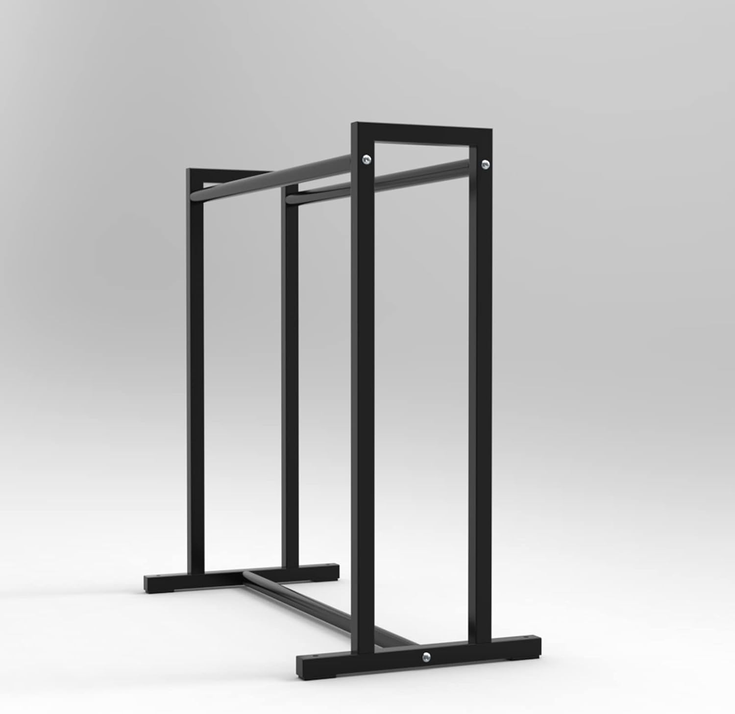Katzowen Sports Ball Storage Rack Tennis Racket Storage Rack, Kindergarten School Badminton Racket Display Stand for Child/Teens, Garage Sports Equipment Organizer, Black